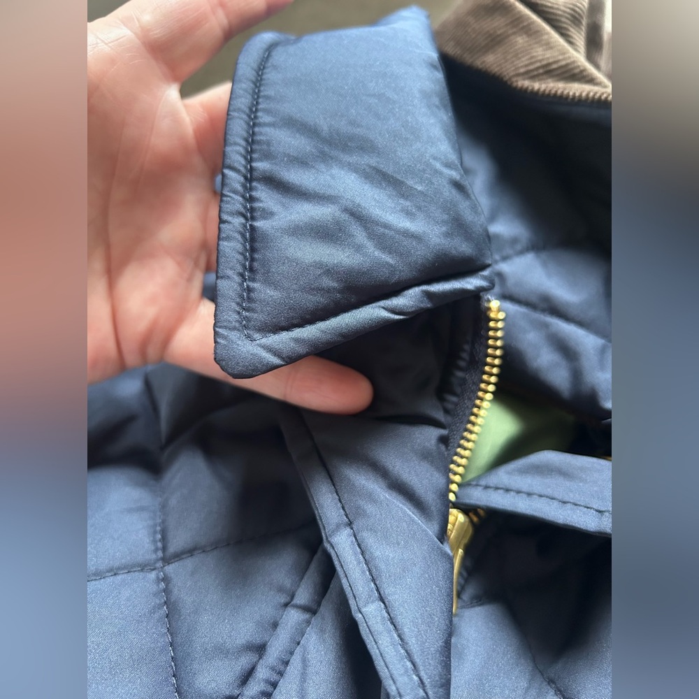 J.Crew Heritage quilted Barn Jacket™ with PrimaLoft® in Navy - Large. - Picture 9 of 16